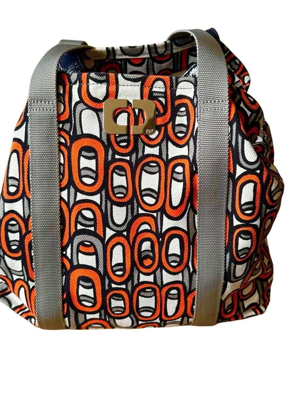 Diane Von Furstenberg Multicolor Patent Leather and Canvas